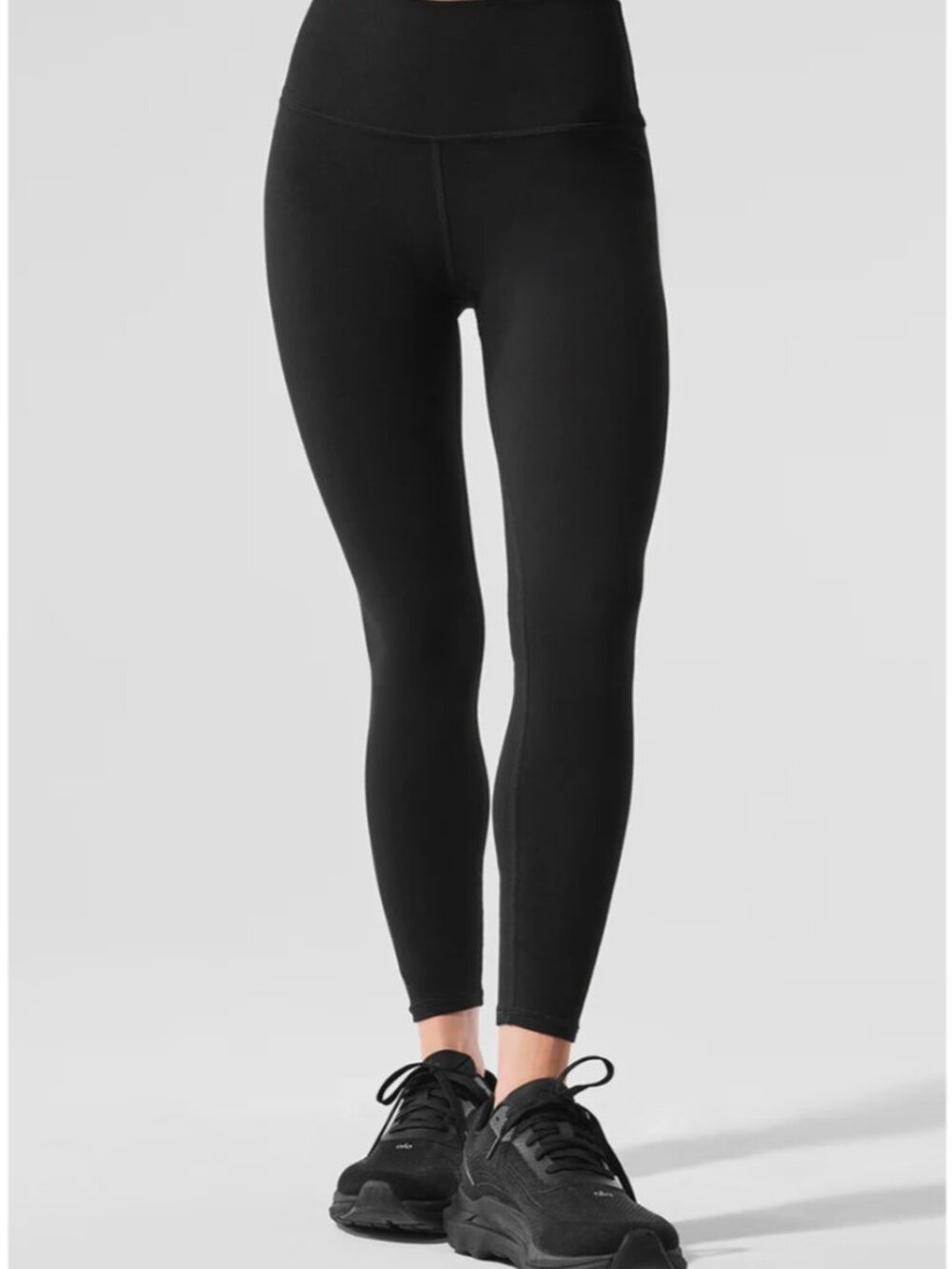 ALO Yoga Alosoft High-Waist 7/8 Highlight Legging - Black - S